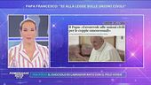 Papa Francesco: ''Si alla legge sulle unioni civili''