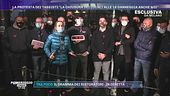 Covid-19, Milano: la protesta dei tassisti.