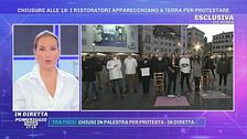 Covid-19, chiusure alle 18: i ristoratori apparecchiano a terra per protestare