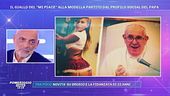 Il giallo del ''Mi piace'' alla modella partito dal profilo social del Papa