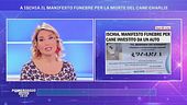 A Ischia il manifesto funebre per la morte del cane Charly