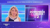 Domenica Live torna alle 14.40