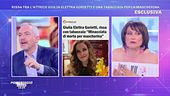 Rissa tra l'attrice Giulia Elettra Gorietti e una tabaccaia per la mascherina