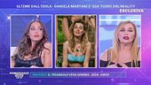 Isola - Daniela Martani eliminata. Francesca De André: ''Ci speravo''