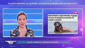 Valeria Marini in lacrime