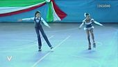 Tommaso Stanzani sui pattini all'età di 10 anni