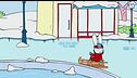 A scuola con la neve