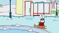A scuola con la neve