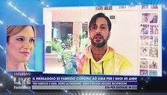 Il messaggio di Fabrizio Corona ad Asia per i suoi 45 anni