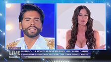 Federico: " La Mosetti mi deve 600 euro" - Lei: "Persi i capelli"