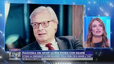 Franceska e Sgarbi, per la prima volta insieme a "Live"