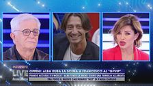 Il confronto tra Alba Parietti e l'ex marito Franco Oppini