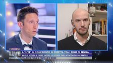 Il confronto in diretta tra i figli di Zenga