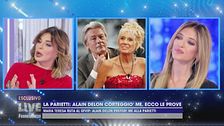 La corte di Alain Delon, il confronto tra Alba Parietti e la figlia di Maria Teresa Ruta