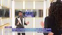 Antonella Mosetti e Federico Fashion Style si confrontano nell'ascensore