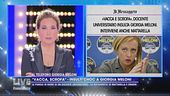 Insulti choc, Giorgia Meloni in collegamento telefonico