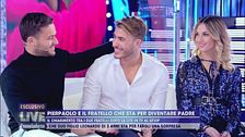 Pierpaolo e il fratello che sta per diventare padre
