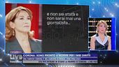 Corona e i suoi scontri in tv