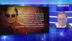 GFVip - La polemica su Fausto Leali che cita Mussolini