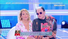 GFVip - La contessa De Blanck ha sognato Cristiano Malgioglio