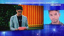 Prima di Garko il coming out di Marco Carta a "Domenica Live"