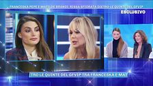Lo scontro tra Matilde Brandi e Franceska Pepe