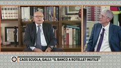 Caos scuola, Galli: "Il banco a rotelle? Inutile"