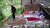 Roma, campi rom sulle sponde del fiume Aniene, tra degrado e criminalità