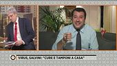 Virus, Matteo Salvini a favore della cura con il plasma