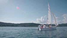 Bracciano in barca a vela