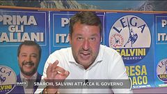 Matteo Salvini attacca il governo sugli sbarchi dei migranti