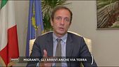 Migranti, gli arrivi anche via terra