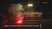 La protesta dei lavoratori dello spettacolo e dello sport