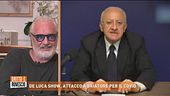De Luca show, attacco a Briatore per il covid