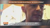 Ristoratore italiano in Australia: "Qui soldi a pioggia"
