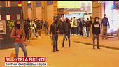 Scontri a Firenze in diretta