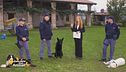 La squadra cinofila di Genova