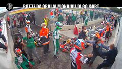 DE DEVITIIS: La "follia" di Corberi sulla pista da kart: pezzo di alettone contro l'avversario