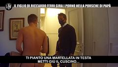 GAZZARRINI: Lo scherzo a Riccardo Ferri: il figlio gira film porno con Max Felicitas