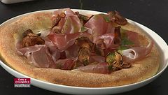 Pizza soffice al tegamino e pizza bianca con crema di broccoli burrata e acciughe