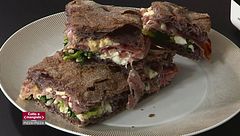 Pizza Doppiocrunch e Bufala e pomodorini confit