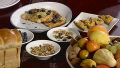 Crostino integrale con crema e semi di zucca e French toast