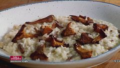 Risotto ai funghi, castagne e nocciole