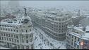 Tempesta di neve in Spagna