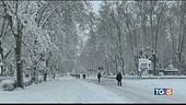 Neve blocca Madrid gelo anche in Italia