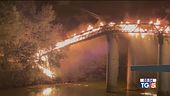 Ponte in fiamme, paura a Roma