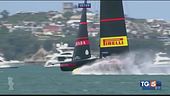Luna Rossa incanta nelle acque di Aukland