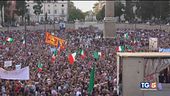 Corteo no green pass Caos e scontri a Roma