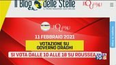 Rousseau: Draghi e Conte, spingono 5Stelle per sì