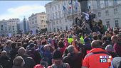 Tornano in piazza i no pass a Trieste